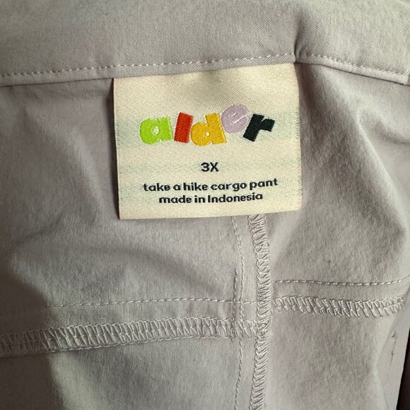 Alder Apparel Take a Hike cargo pant, 3X, light lavender - Picture 3 of 5